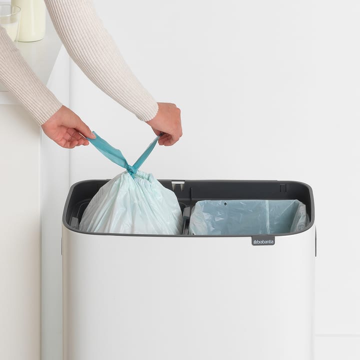 Bo touch bin 2x30 L - White - Brabantia