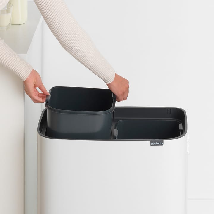 Bo touch bin 2x30 L - White - Brabantia