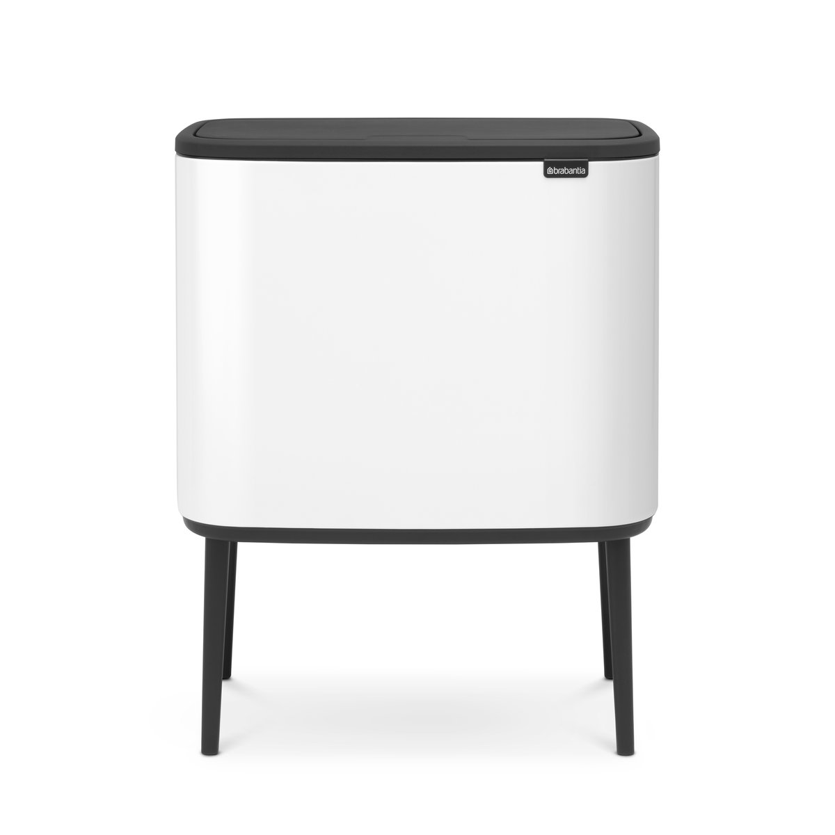 Brabantia Bo touch bin 3 x 11 litre white | Scandinavian Design | Pedal bins | White