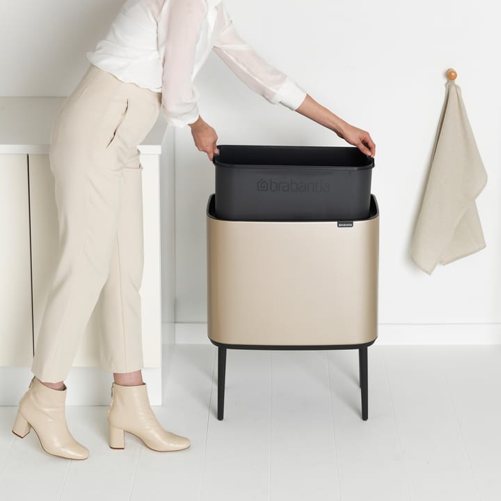 Bo touch bin 36 litre - Metallic Gold - Brabantia