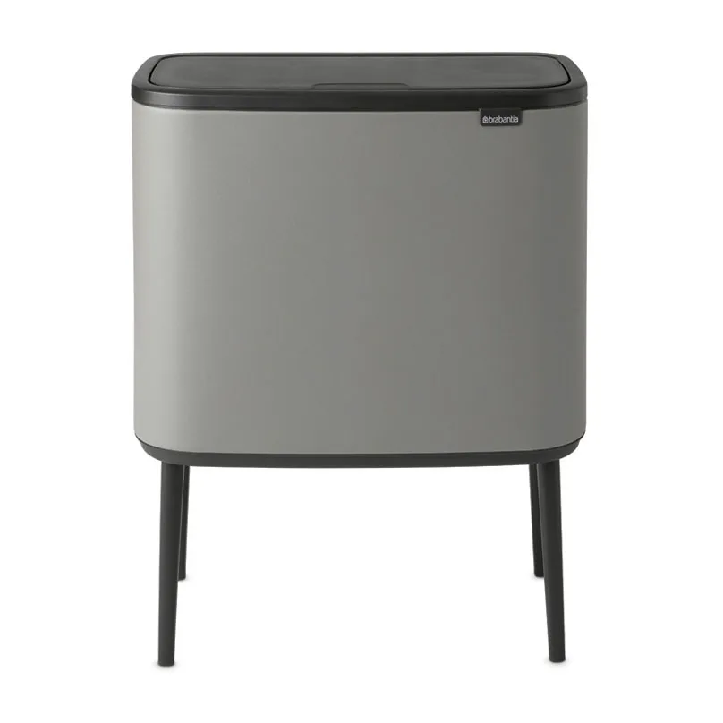 Bo touch bin 36 litre, Mineral concrete grey Brabantia