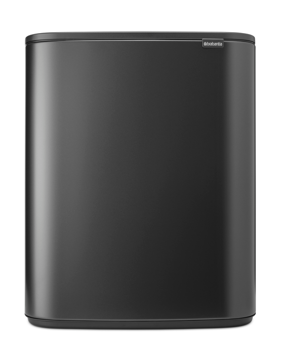 Brabantia Bo touch bin 60 L Confident grey | Scandinavian Design | Waste paper baskets & bins | Grey