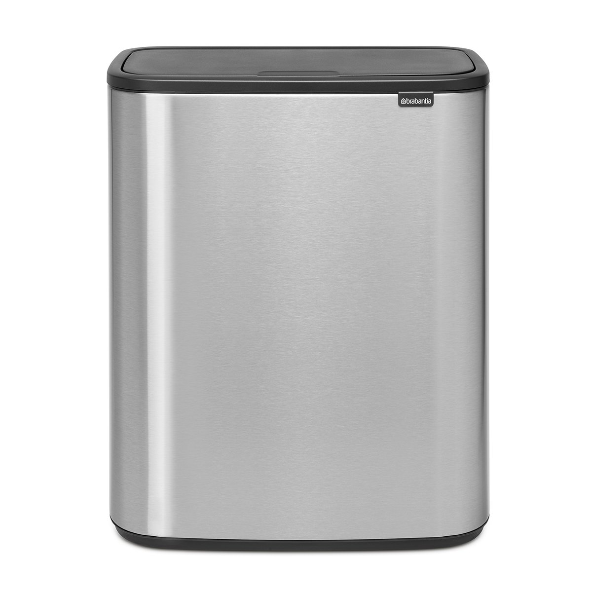 Brabantia Bo touch bin 60 L Matte brushed steel | Scandinavian Design | Waste paper baskets & bins | Silver-coloured