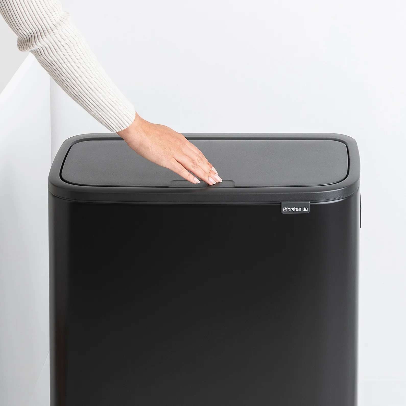 Bo touch bin high 2x30 L, matte black Brabantia