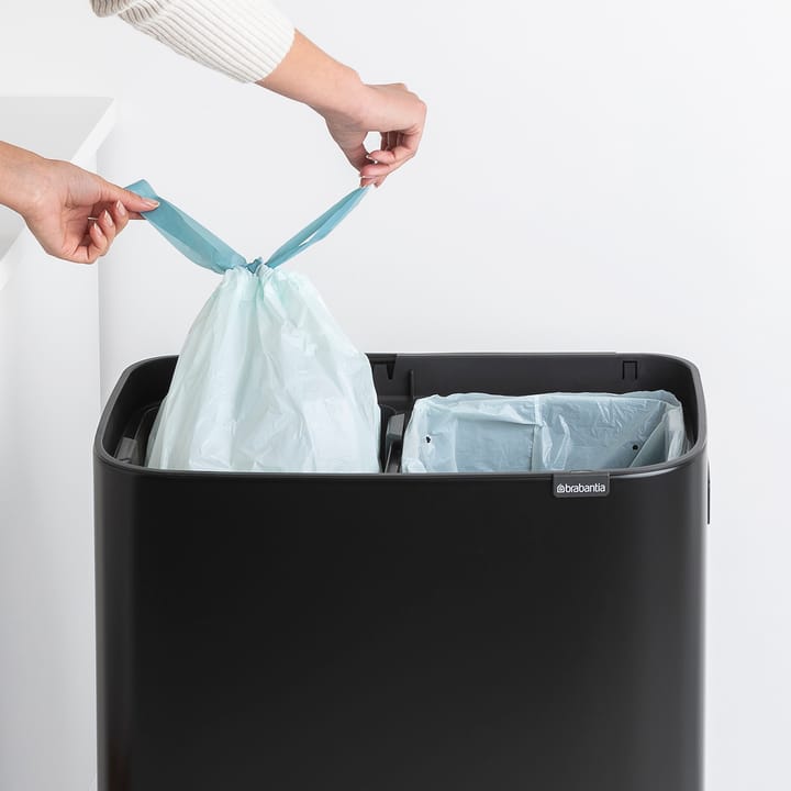 Bo touch bin high 2x30 L - matte black - Brabantia