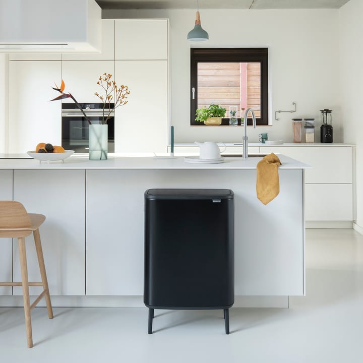 Bo touch bin high 2x30 L - matte black - Brabantia