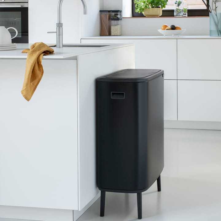 Bo touch bin high 2x30 L - matte black - Brabantia