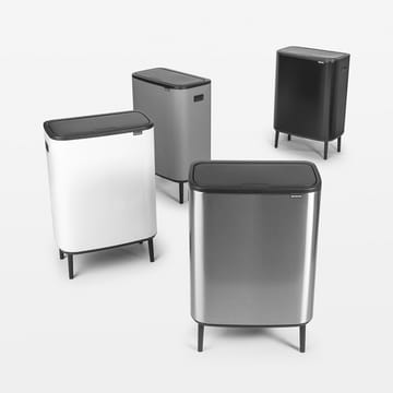 Bo touch bin high 2x30 L - matte black - Brabantia