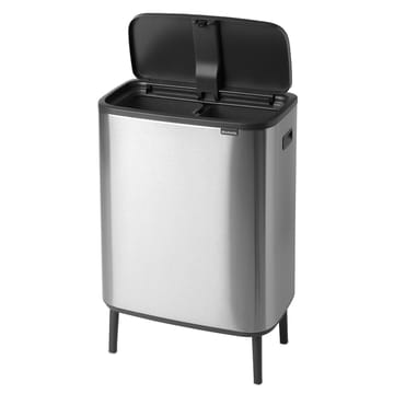 Bo touch bin high 2x30 L - matte-brushed steel - Brabantia