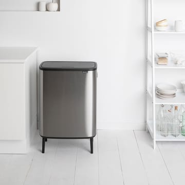 Bo touch bin high 2x30 L - matte-brushed steel - Brabantia