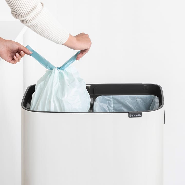 BRABANTIA Poubelle Bo Touch Bin Hi 60 L Blanc - Erresse Shop