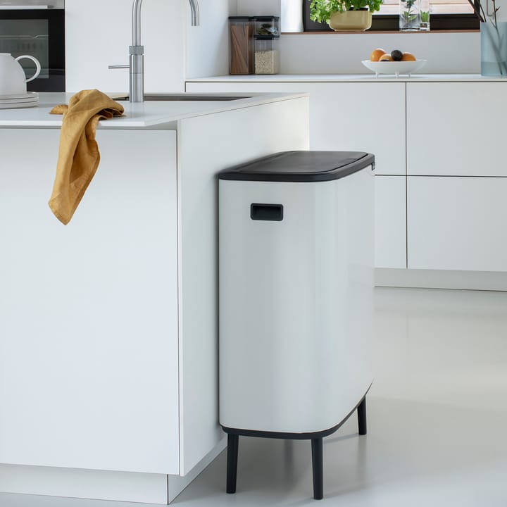 Bo touch bin high 2x30 L - White - Brabantia