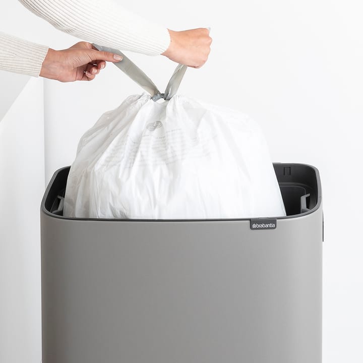 Bo touch bin high 60 L - Mineral concrete grey - Brabantia