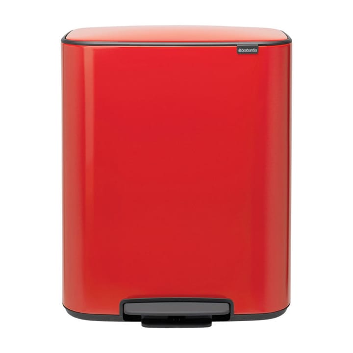 Bo touch bin pedal bin 2x30 L - Passion red - Brabantia