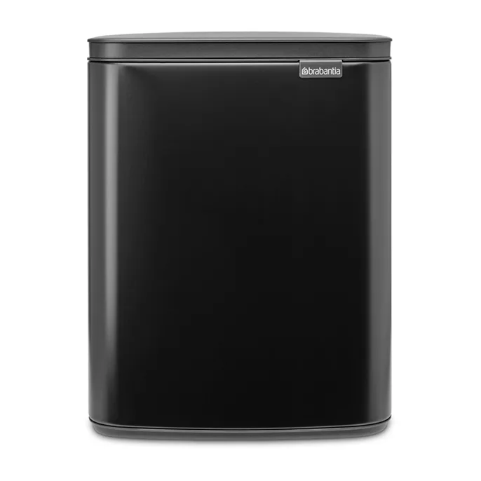 Bo waste bin 12 L, Matte black Brabantia