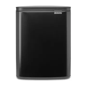 Bo waste bin 12 L - Matte black - Brabantia