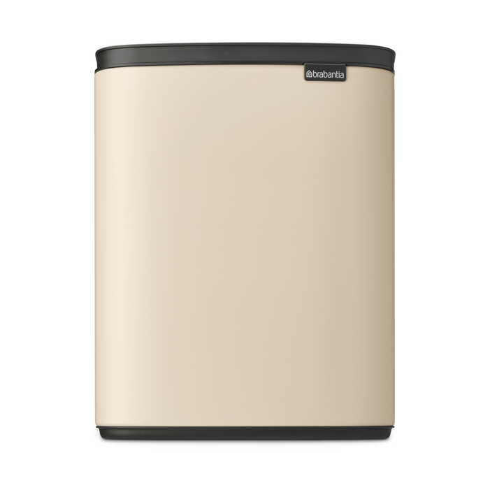 Brabantia Bo waste bin 12 L Soft beige | Scandinavian Design | Laundry baskets | Brown