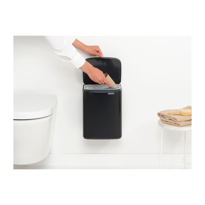 Bo waste bin 7 L - Matte black - Brabantia