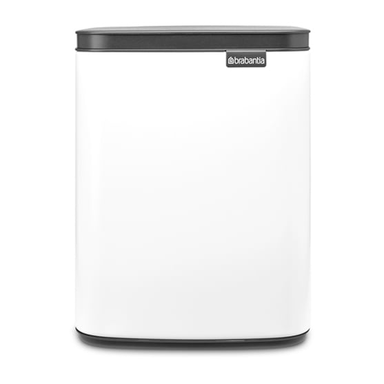 Brabantia Bo waste bin 7 L White | Scandinavian Design | Pedal bins | White