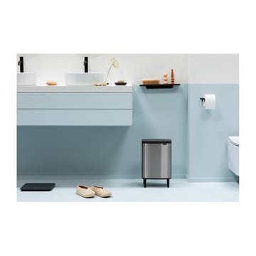 Bo waste bin high 12 L - Brushed steel - matte - Brabantia