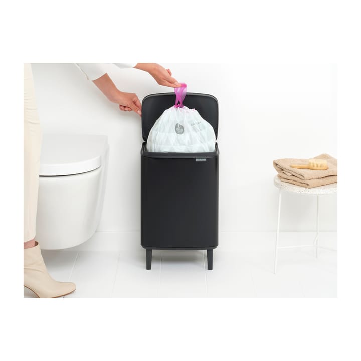 Bo waste bin high 12 L - Matte black - Brabantia