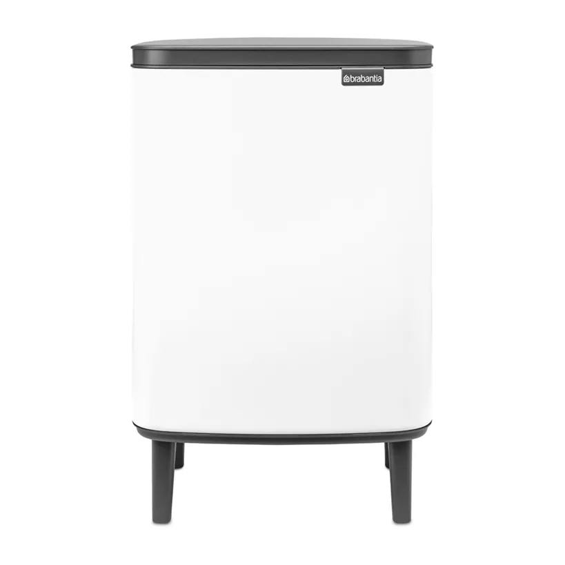 Brabantia Bo waste bin high 12 L White | Scandinavian Design | Pedal bins | White