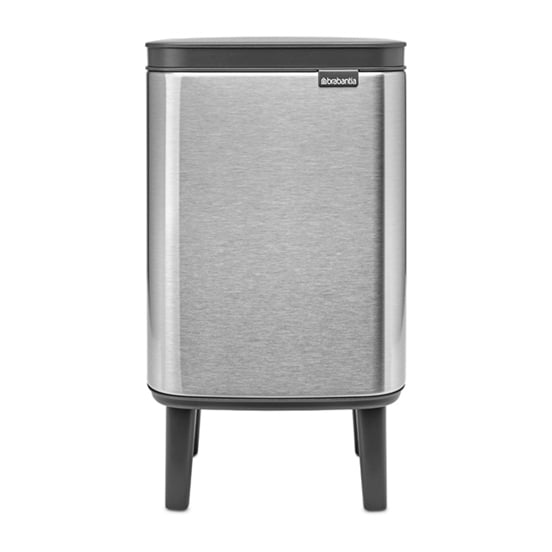 Brabantia Bo waste bin high 4 L Brushed steel - matte