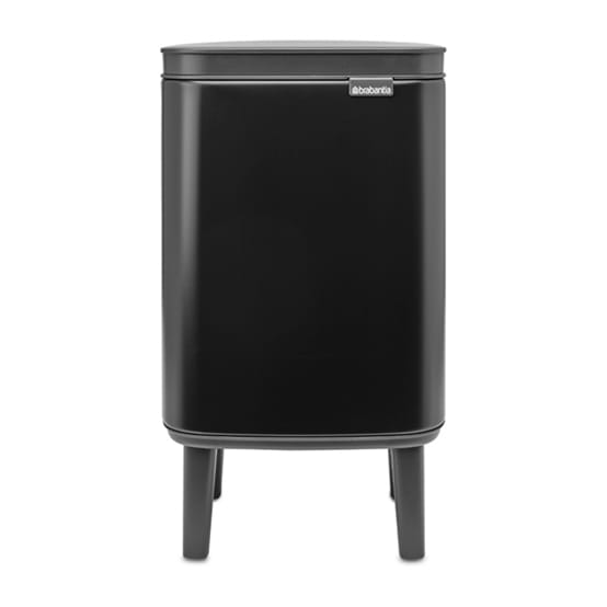 Bo waste bin high 4 L - Matte black - Brabantia