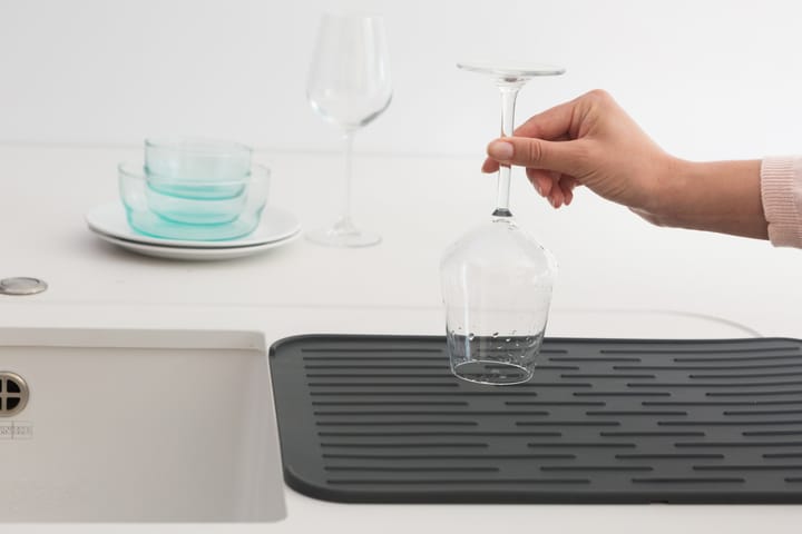 Brabantia dish mat silicone - dark grey - Brabantia