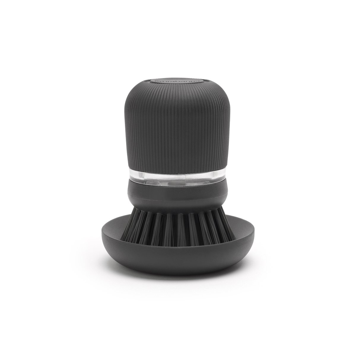 Brabantia dish soap holder with dish brush dark grey