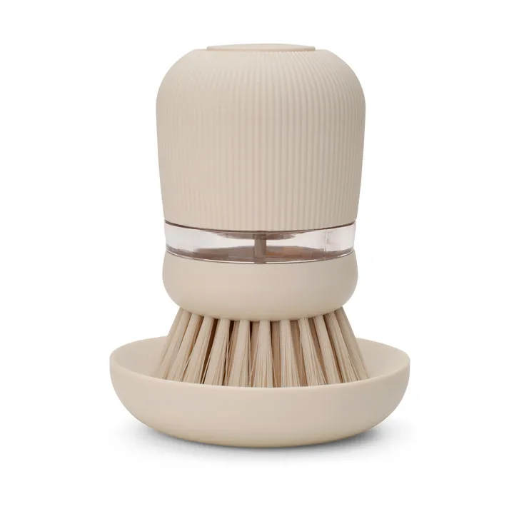 Brabantia dish soap holder with dish brush - Soft beige - Brabantia
