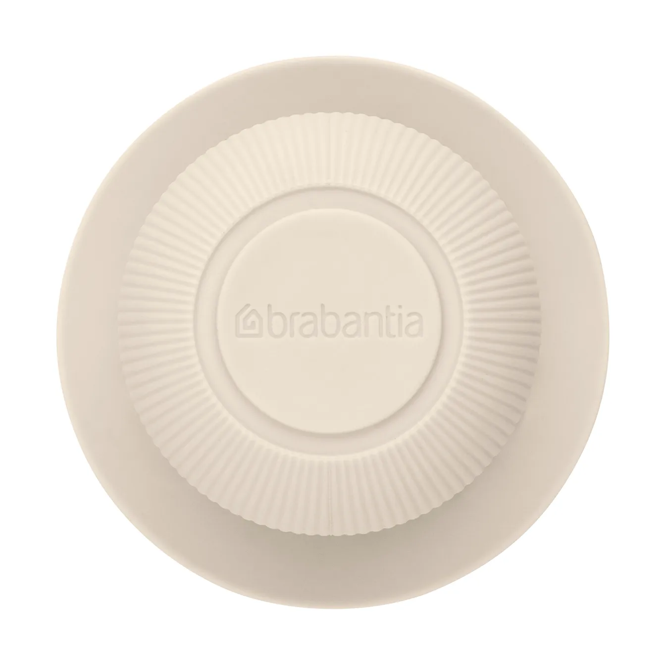 Brabantia dish soap holder with dish brush, Soft beige Brabantia