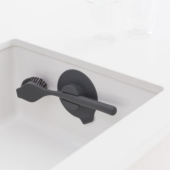 Brabantia dishbrush with suction cup - dark grey - Brabantia