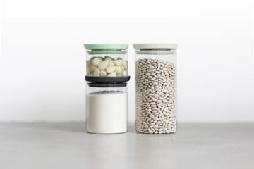 Brabantia glass jar 3-pack - Black-grey-green - Brabantia