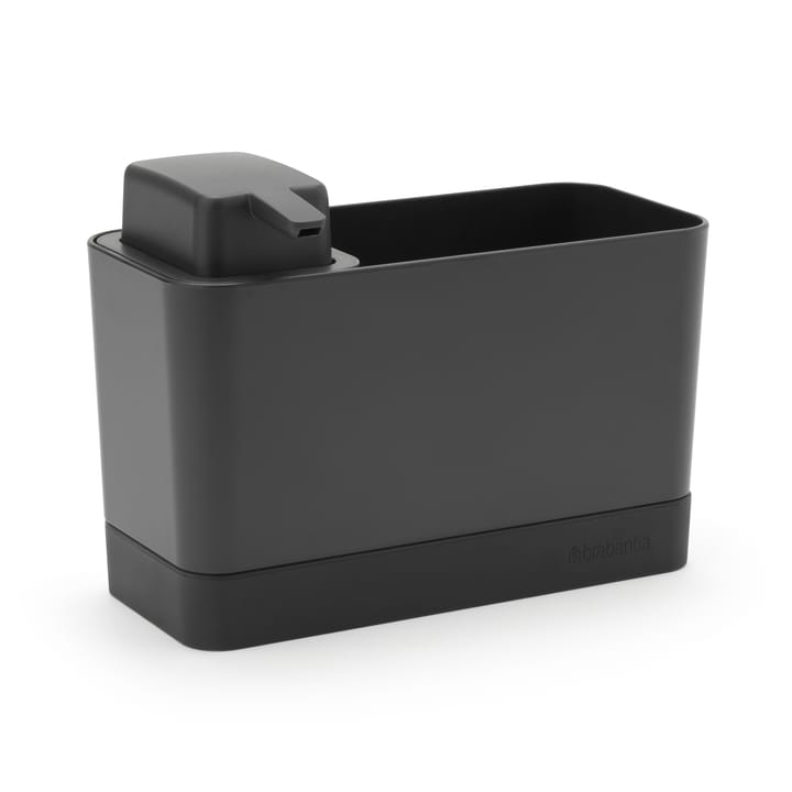 Brabantia kitchen sink organizer with soap dispenser - dark grey - Brabantia