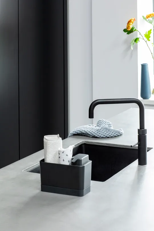 Brabantia kitchen sink organizer with soap dispenser from Brabantia