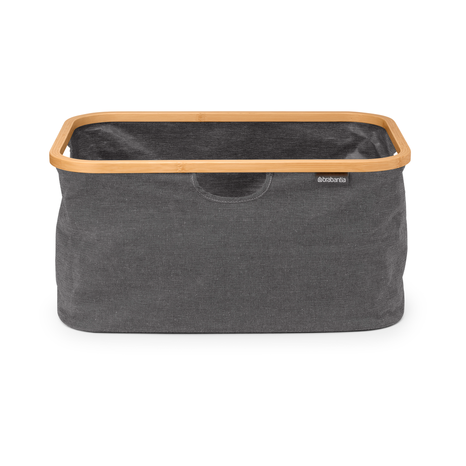 Brabantia laundry basket foldable 40 L Pepper black