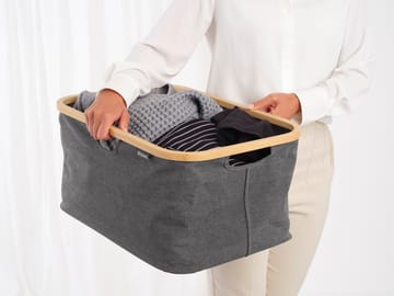 Brabantia laundry basket foldable 40 L - Pepper black - Brabantia