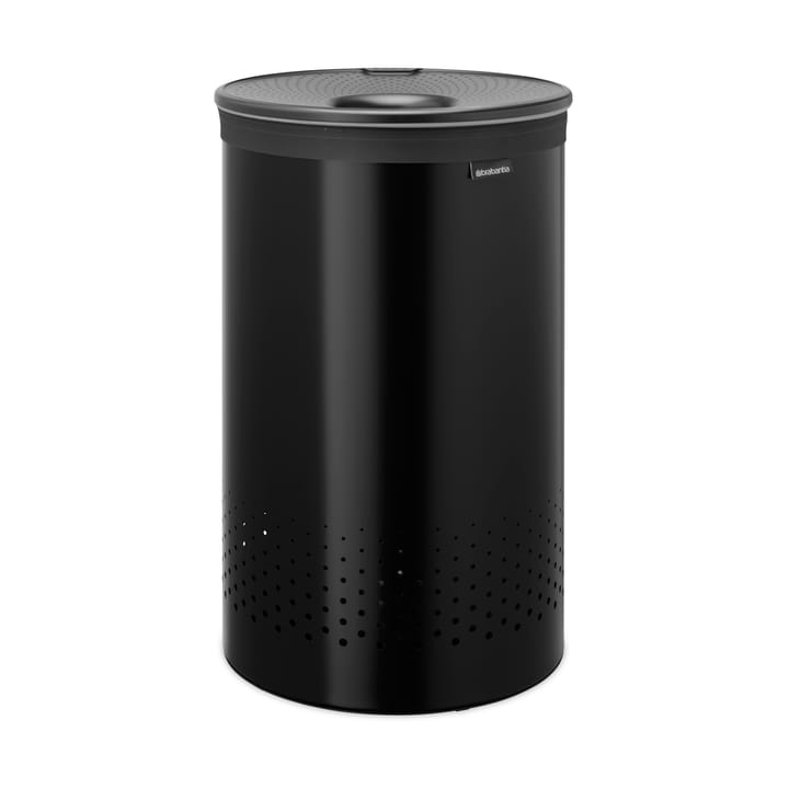 Brabantia laundry basket plastic lid 60 L - Matte black - Brabantia