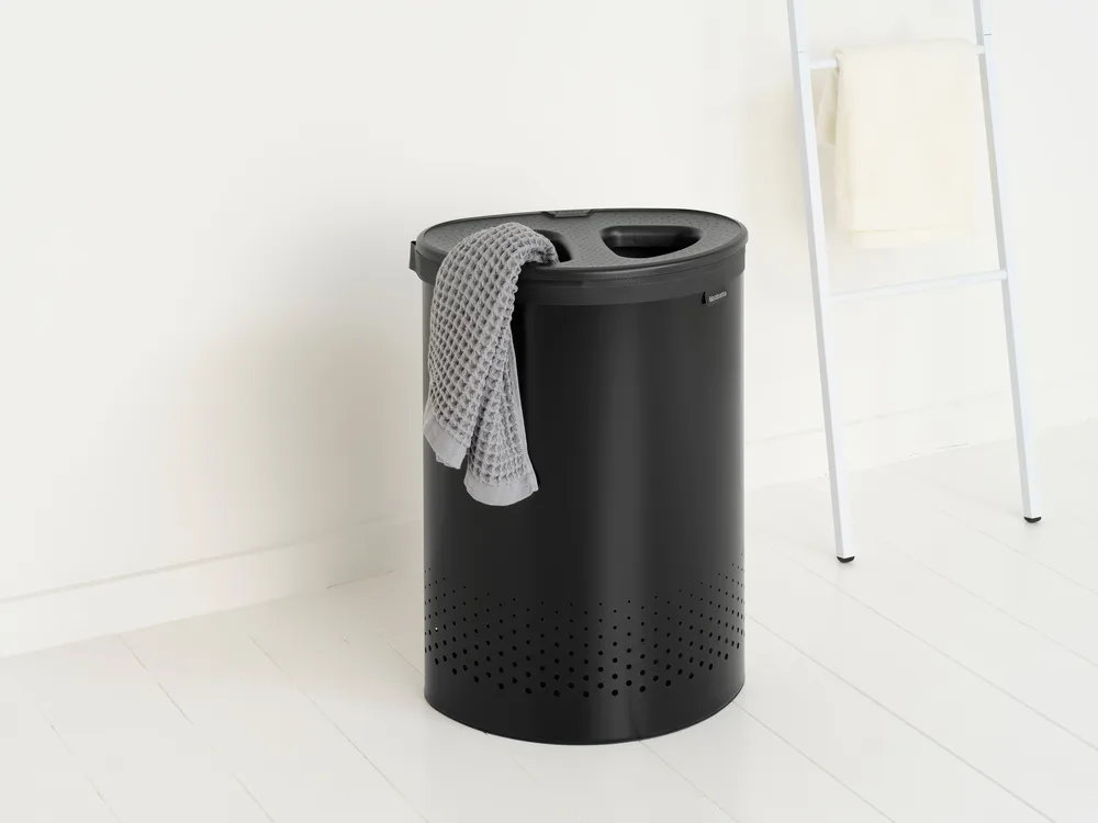 Brabantia laundry basket selector 55 L, Matte black Brabantia