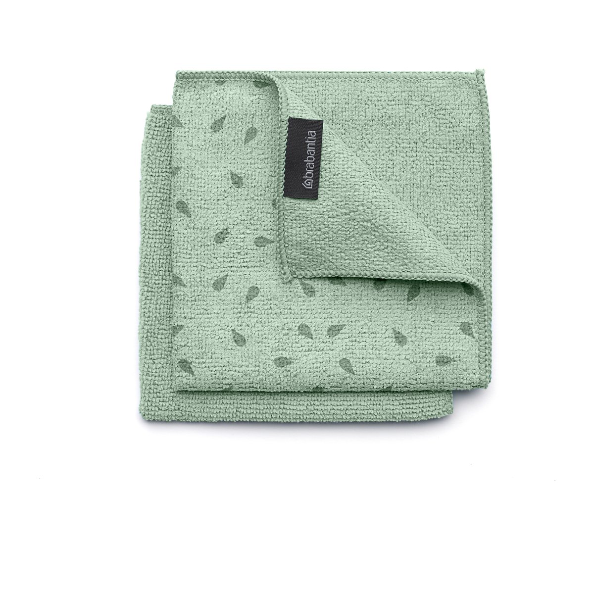 Brabantia Brabantia microfiber cloth 2-pack Jade green