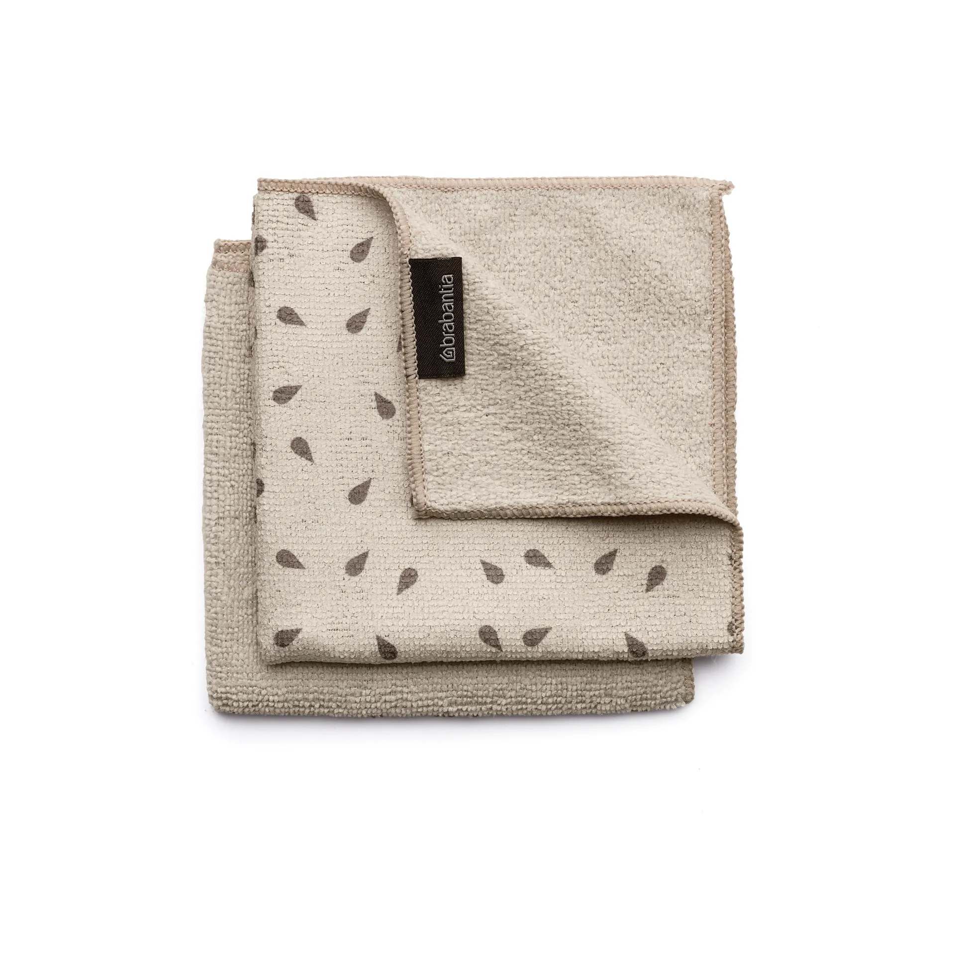 Brabantia microfiber cloth 2-pack, Soft Beige Brabantia