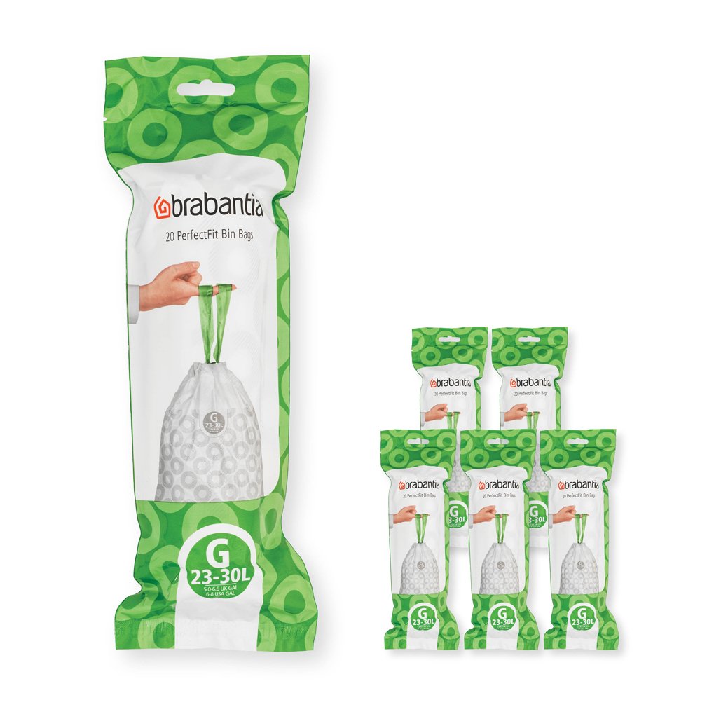 Brabantia Brabantia PerfectFit bin bags 120 bags Model G. 23-30 L