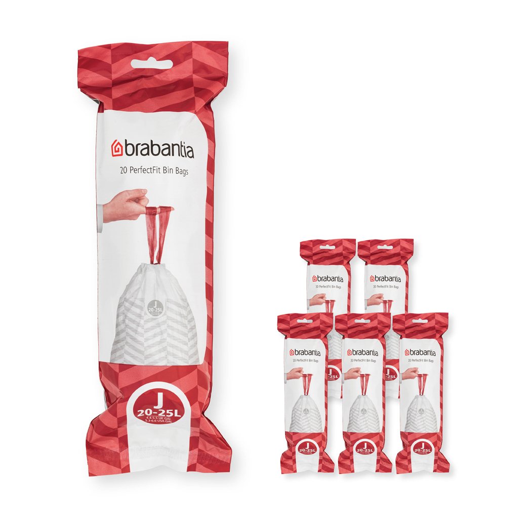 Brabantia PerfectFit bin bags 120 bags Model J. 20-25 L
