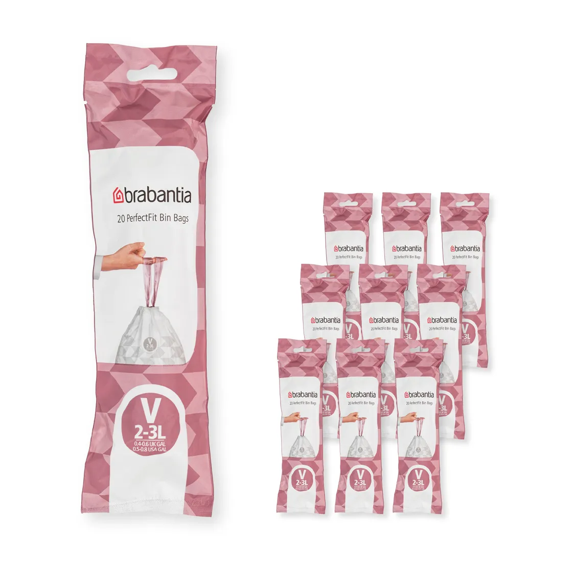 Brabantia Brabantia PerfectFit bin bags 200 bags Model V. 2-3 L