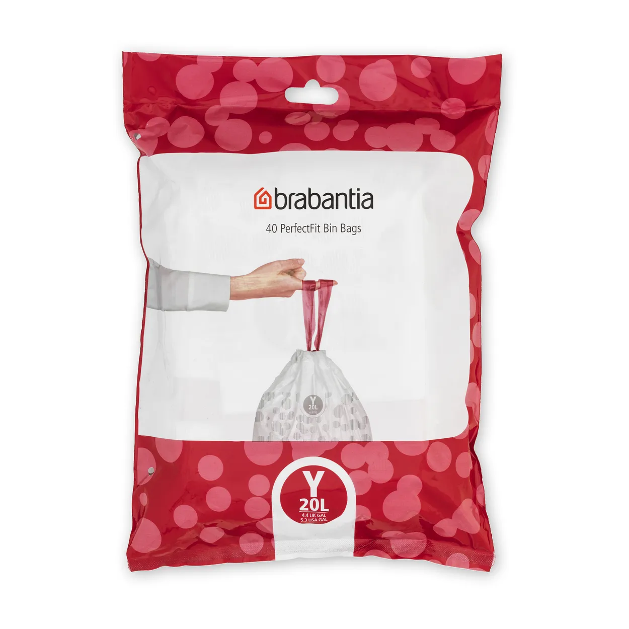 Brabantia PerfectFit waste bag 40st 20 liter | Scandinavian Design | Other washing & cleaning accessories | White