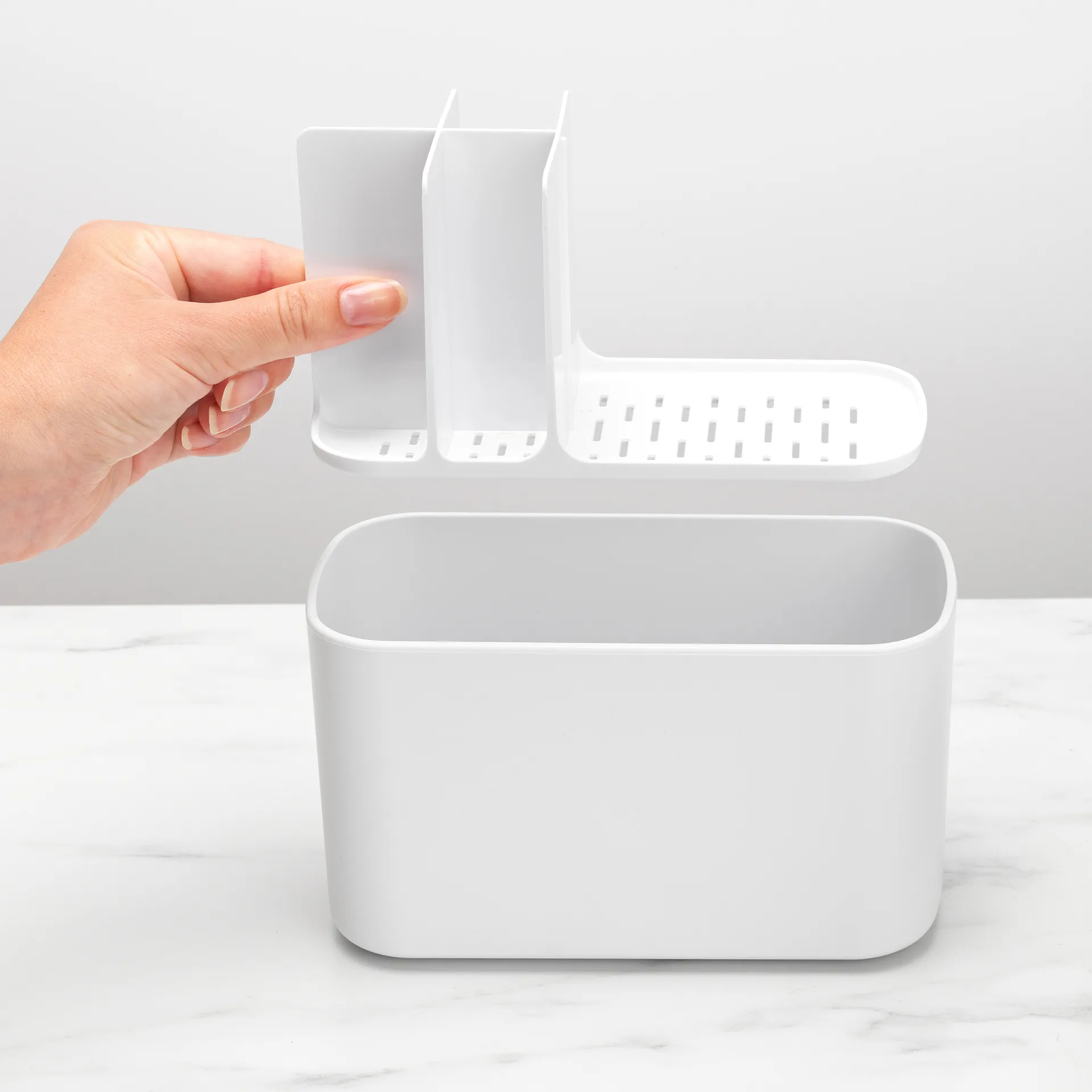 Brabantia ReNew sink organizer, white Brabantia