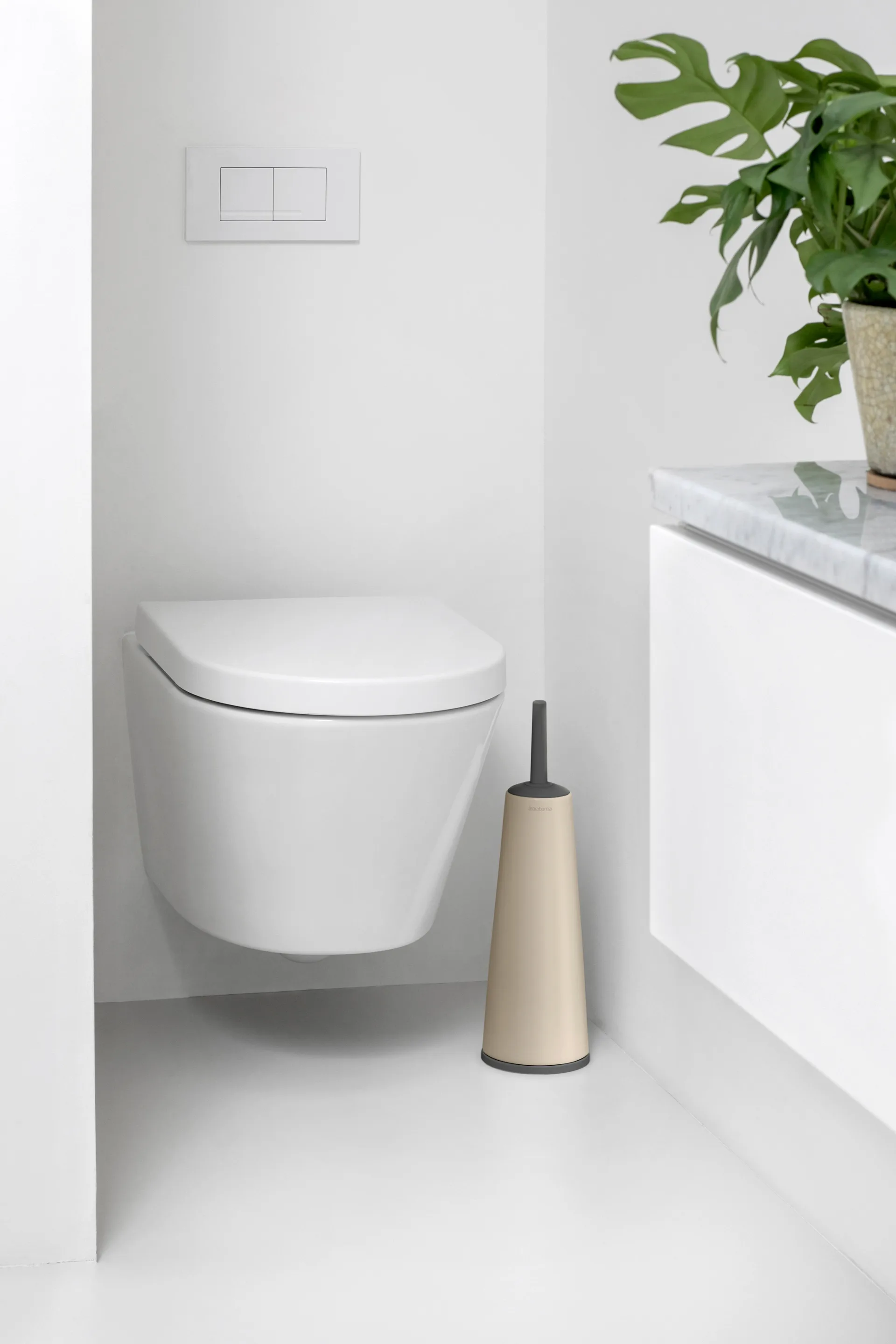 Brabantia ReNew toilet brush, Soft Beige Brabantia