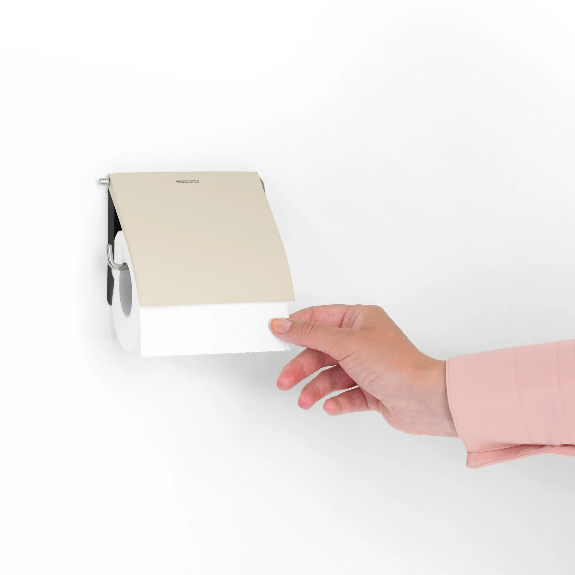 Brabantia ReNew toilet paper holder, Soft Beige Brabantia
