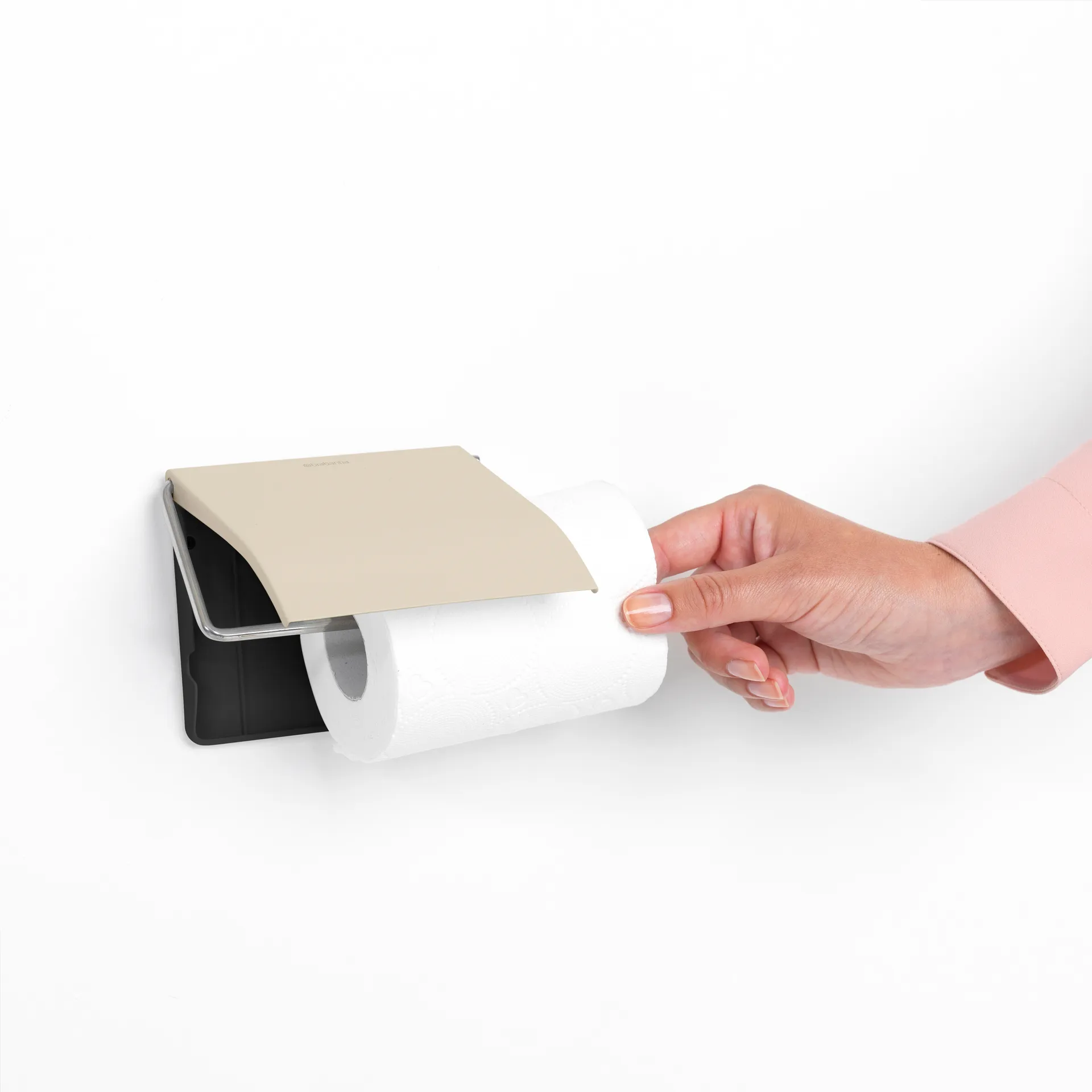 Brabantia ReNew toilet paper holder, Soft Beige Brabantia